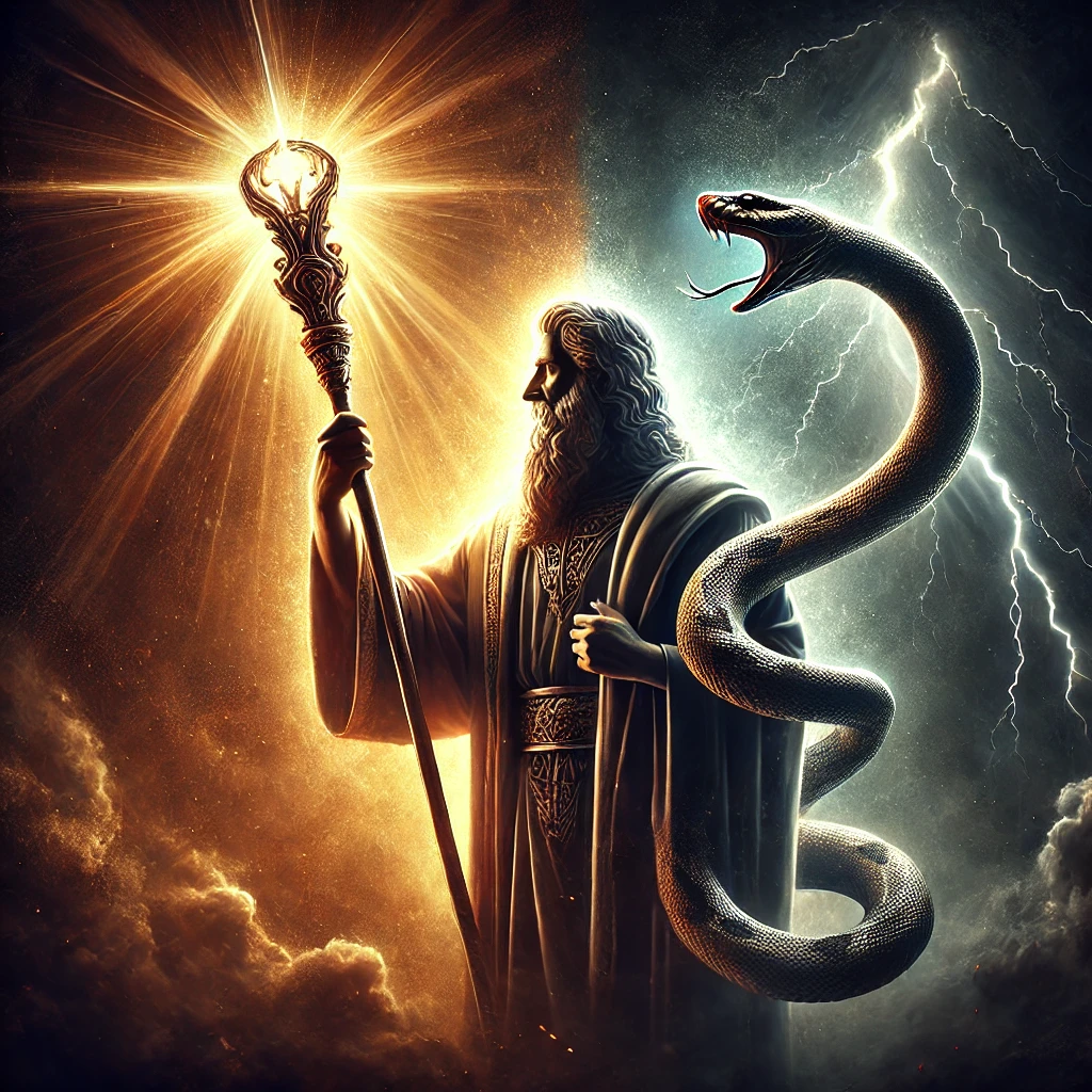 O Cajado e a Serpente: A Autoridade Divina contra a liderança corrompida